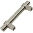 thumbnail image 2 of GlideRite 3 in. Center European Style Solid Steel Bar Pull, Stainless Steel, 2 of 3