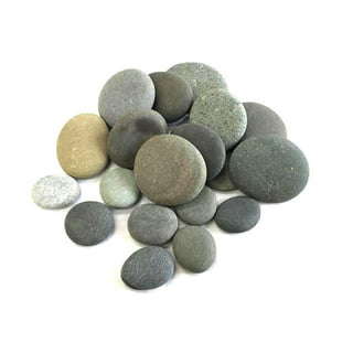 Totority 20Pcs Painted Stone Hand Painted Cobblestone Smooth Surface Stones  Bulk Toy Rocks for Painting Bulk Flat Stones for Crafts DIY Glass vases