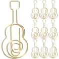 thumbnail image 1 of 50Pcs File Document Paper Clips in Violin Shape Lovely Small Office Supplies, 1 of 9