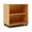 Maple, variant on Tot Mate Mobile 3 Tier Book Shelf Markerboard Back, Kids Classroom Storage, Gray, 36"W x 23"D x 48"H