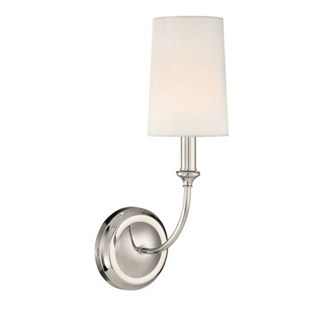 

World of Lighting WL137903 Wall Sconces Polished Nickel Steel Mesa