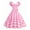 Pink, variant on IROINNID Summer Dresses for Women , Wedding Guest Maxi Dresses for Women with Short Sleeve and Square Neck Ruffled A Line Summer Outfits Dress