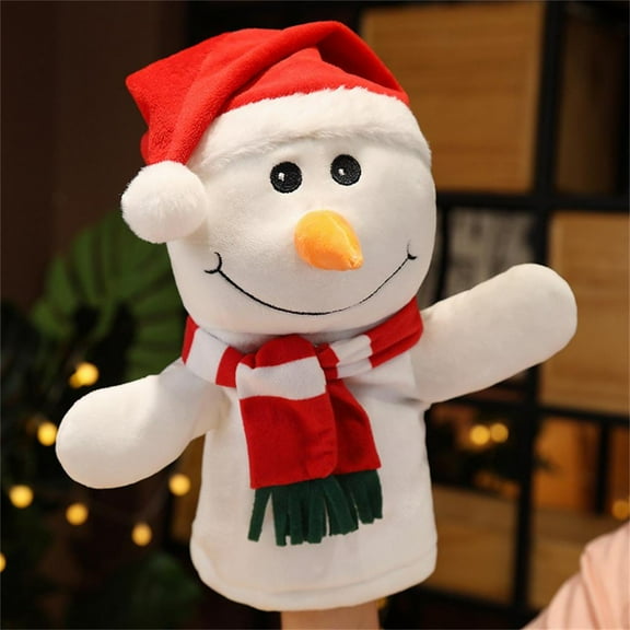 Kayannuo Christmas Toys Claus Santa Hand Puppet, Cartoon Character Toys, Deer Dolls, Funny Christmas Plush Toys, Cute Stuffed Toy For To