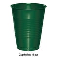 thumbnail image 2 of Hunter Green Plastic Cups for 20 Guests, 2 of 2
