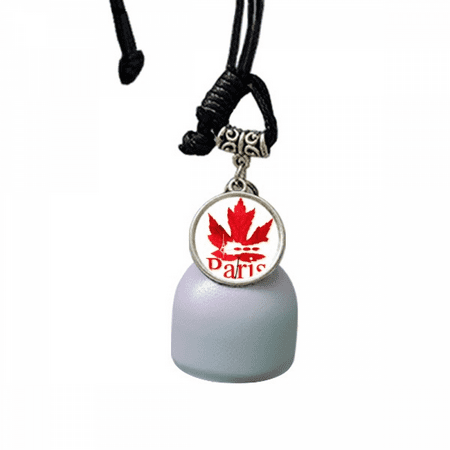 

Maple City Outline Paris Wind Chimes Bell Car Pendant