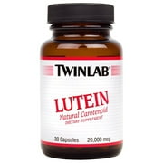 Twinlab Lutein 20,000 mcg Dietary Supplement Capsules 30 Capsules