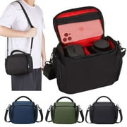 Spencer Waterproof Anti-shock Camera Equipment Bag Compatible for Nikon, Canon, Sony SLR/DSLR, Camera Shoulder Crossbody Bag, Black