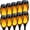 Yellow, variant on Solar Lights Outdoor, Upgraded 10 Pack Solar Torch Lights Outdoor Flickering Flame for Garden Decor, Waterproof Outdoor Lights Solar Powered,  Torches for Outside Yard Patio Pathway Decor