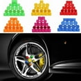 thumbnail image 3 of 20pcs Wheel Lug Nut Covers Bolts Covers Screw Protect Caps 17mm (Green), 3 of 10