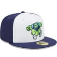 thumbnail image 3 of Men's New Era White/Navy Lynchburg Hillcats Marvel x Minor League 59FIFTY Fitted Hat, 3 of 6