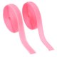 thumbnail image 1 of Cinta de gancho y bucle para coser Uxcell, 2 piezas de tiras de sujetador de nylon no adhesivas de 5 yardas en rosa, 1 of 7