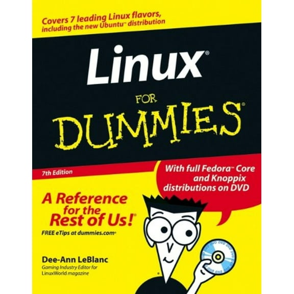 Pre-Owned Linux for Dummies [With DVD-ROM] (Paperback) 0471752827 9780471752820