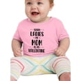 thumbnail image 1 of Smartprints Infants Graphic Bodysuit - My Mom Is My Valentine - Regular Fit 100% Cotton, 1 of 4