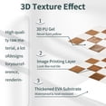 thumbnail image 6 of 10 Sheets Peel and Stick Backsplash - 9" x 9" 3D Adhesive Peel and Stick Tile Backsplash for Kitchen Bathroom,Checkerboard Checkered Stickers, 6 of 12