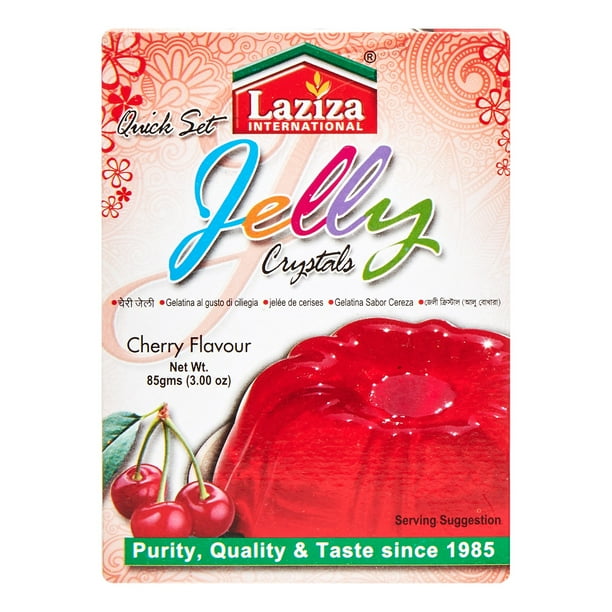 Laziza Cherry Jelly Crystals, 85 g