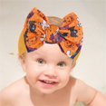 thumbnail image 4 of Aunavey Halloween Headbands For Baby Girls Boys Pumpkin Bow Elastic Headwear Toddler Newborn Infant Dress Up Party, 4 of 7
