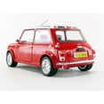 thumbnail image 4 of Mini Cooper 1.3i Sport Pack Red with White Stripes and UK Flag on Top 1/18 Diecast Model Car by Solido, 4 of 7