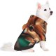 thumbnail image 2 of Fotbe Colorful Leaf Chihuahua Sudadera con Estampado para Perros Pequeños – Suéter con Capucha para Mascotas, Tela Suave de Forro Polar con Bolsillo-Medium, 2 of 7