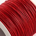 thumbnail image 2 of 1 rollo de 10,93 yardas (10 m) de hilo de algodón encerado de 1 mm, color rojo. Materiales para ensartar en pulseras, collares, bisutería y manualidades., 2 of 2