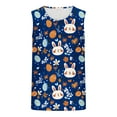 thumbnail image 5 of Camiseta sin mangas de cuello redondo para hombre, ropa de ocio, fitness, para el hogar, pijama, camiseta con estampado a color, blusa deportiva de poliéster para hombre, 5 of 5