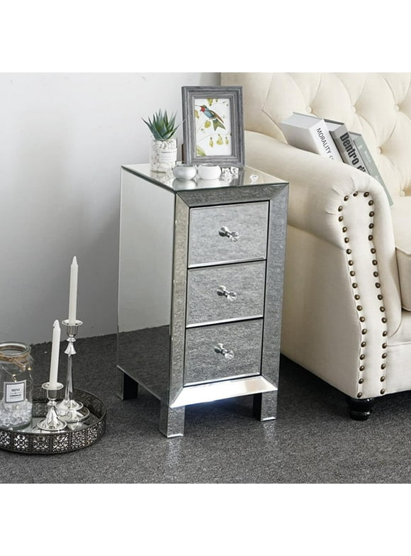 Mirrored Nightstands in Nightstands