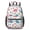 Dinosaur and Floral-3, variant on Dinosaur and Floral Off White Pattern 17" School Backpacks for Teens,Waterproof Oxford Fabric,S-Shape Padded Straps for School,Travel,Hiking,Camping