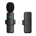 thumbnail image 1 of Microphone Cravate Sans Fil à Réduction de Bruit, Mini Micro Portable à Pince, Micro à Revers Omnidirectionnel 360°, Type-C/IOS pour Diffusion en Direct et Enregistrement Sonore, 1 of 9