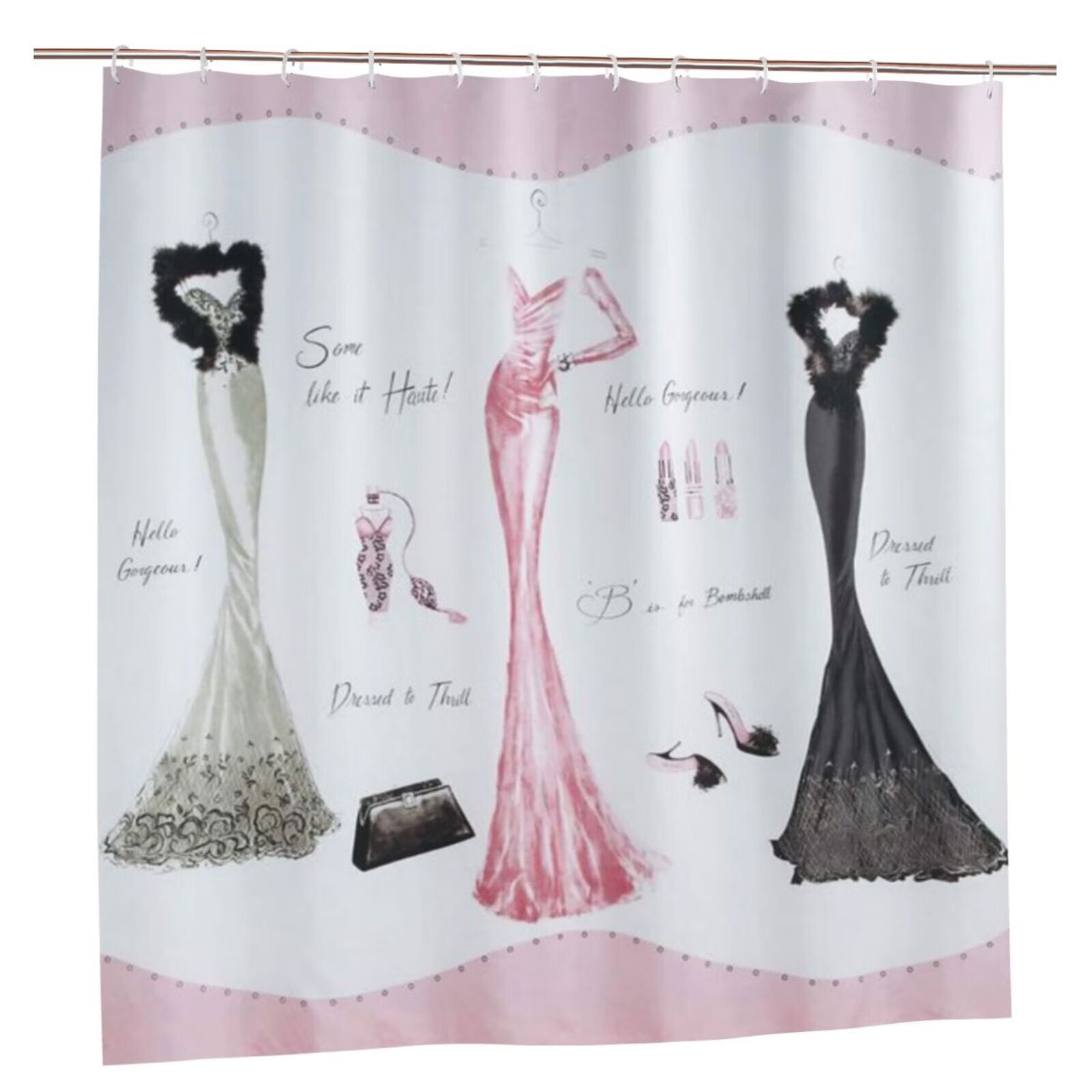 joocar-pink-fabric-shower-curtain-blush-mauve-white-elegant-evening