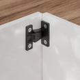 thumbnail image 3 of Keku Push-On Fitting Set - Bracket Connectors for False Front Panels, Cabinet Drawers, & Furniture (Screws Not Included), 3 of 5