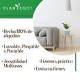thumbnail image 3 of Planterist Cesta Organizadora Grande Tejida – Algodón Lavable, Plegable y Portable – Multiusos 33.5x34 cm para Almacenaje, Decoración y Ropa Sucia (Cocula), 3 of 9