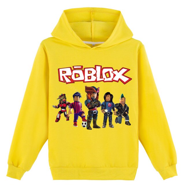 Robloxing-sudaderas con capucha para niños y niñas, ropa con estampado de dibujos animados, Tops informales, primavera y otoño