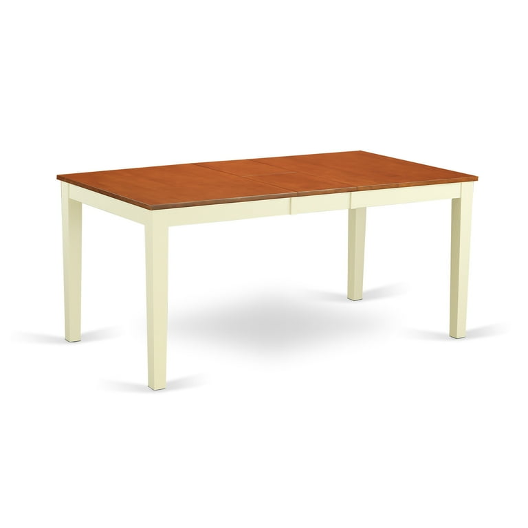 East West Furniture Nicoli Rectangular Dining Table, 54-66