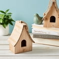 thumbnail image 3 of FRAÎCHE Spring Cedar Wood Bird House, 3 of 5