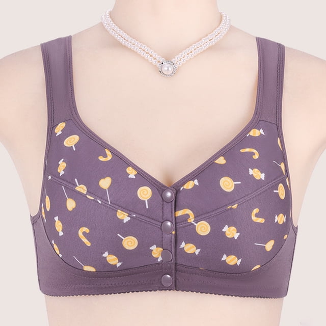 Supportive Front Closure Full Figure Bra for Lift and Shape in Large Cups with Comfort Fit and Full Coverage