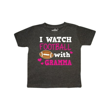 

Inktastic I Watch Football with My Gramma Gift Toddler Toddler Girl T-Shirt