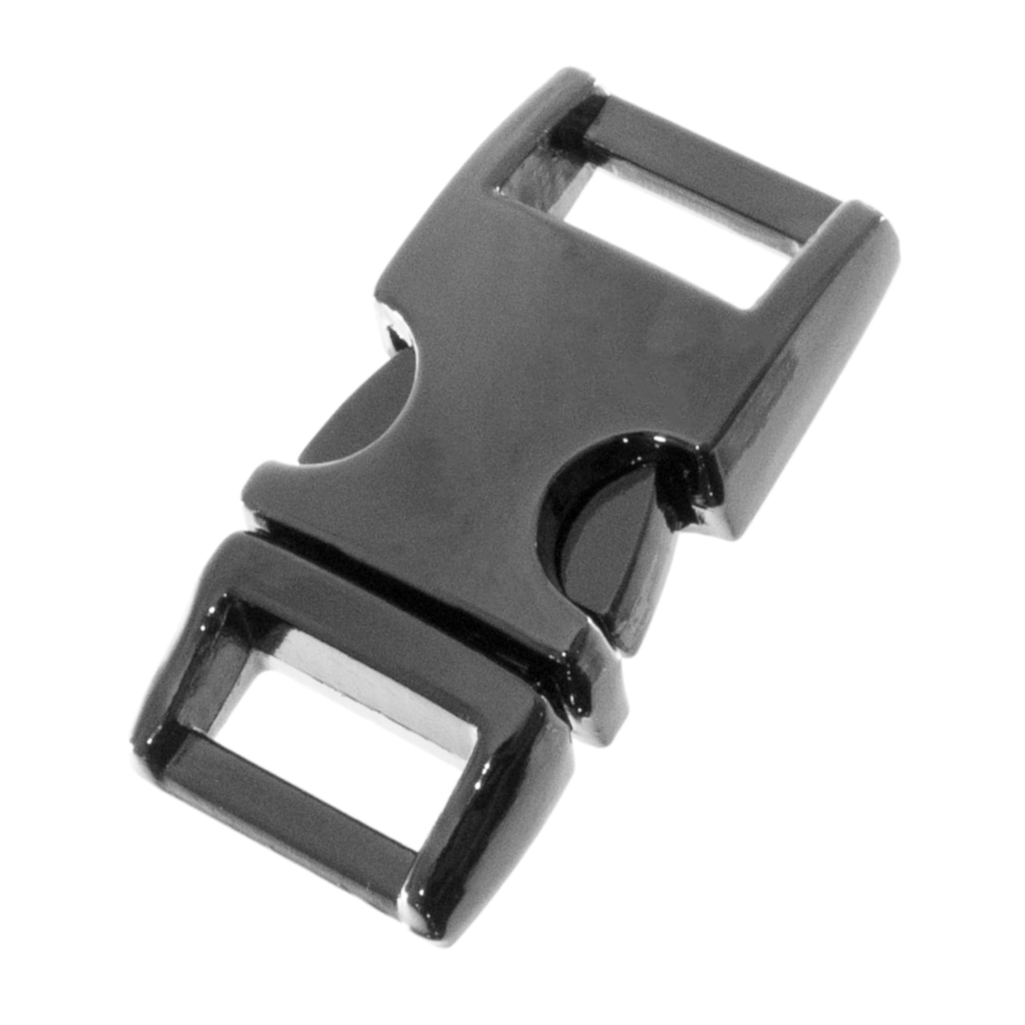 Metal Side Release Buckles 3/4 inch 20 mm Black Tactical Buckles for DIY Backpack Bag Replace Buckles Hand Craft Accessories 