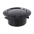 thumbnail image 3 of Round Black Exhaust Vent for Kitchen Bathroom and HVAC Systems 100mm 125mm, 3 of 10