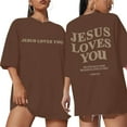 thumbnail image 1 of WILLBEST Chemises pour Femmes Mode Été Décontractée Col Rond Manches Courtes Ample Confortable T-Shirt Imprimé Haut 1, 1 of 6