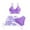 A-5442Purple1, variant on MEZZALL Kids Swimwear Girls Three Piece Sets For Beach Pool And Ocean Activities Comfortable Stylish Sun Protective Swimwear Toddler Beachwear Birthday / 11-12 Years