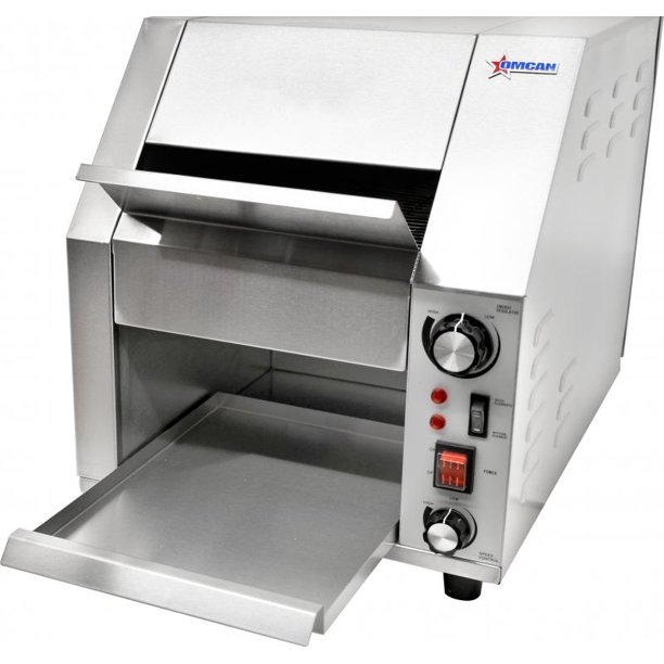 STAINLESS STEEL CONVEYOR TOASTER WITH 9 5/8″ CONVEYOR BELT