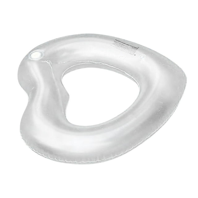 Glowing Colorful Swimming Ring Inflatable Pool Floats Swim Tube Summer Water Beach Lake Party Supplies