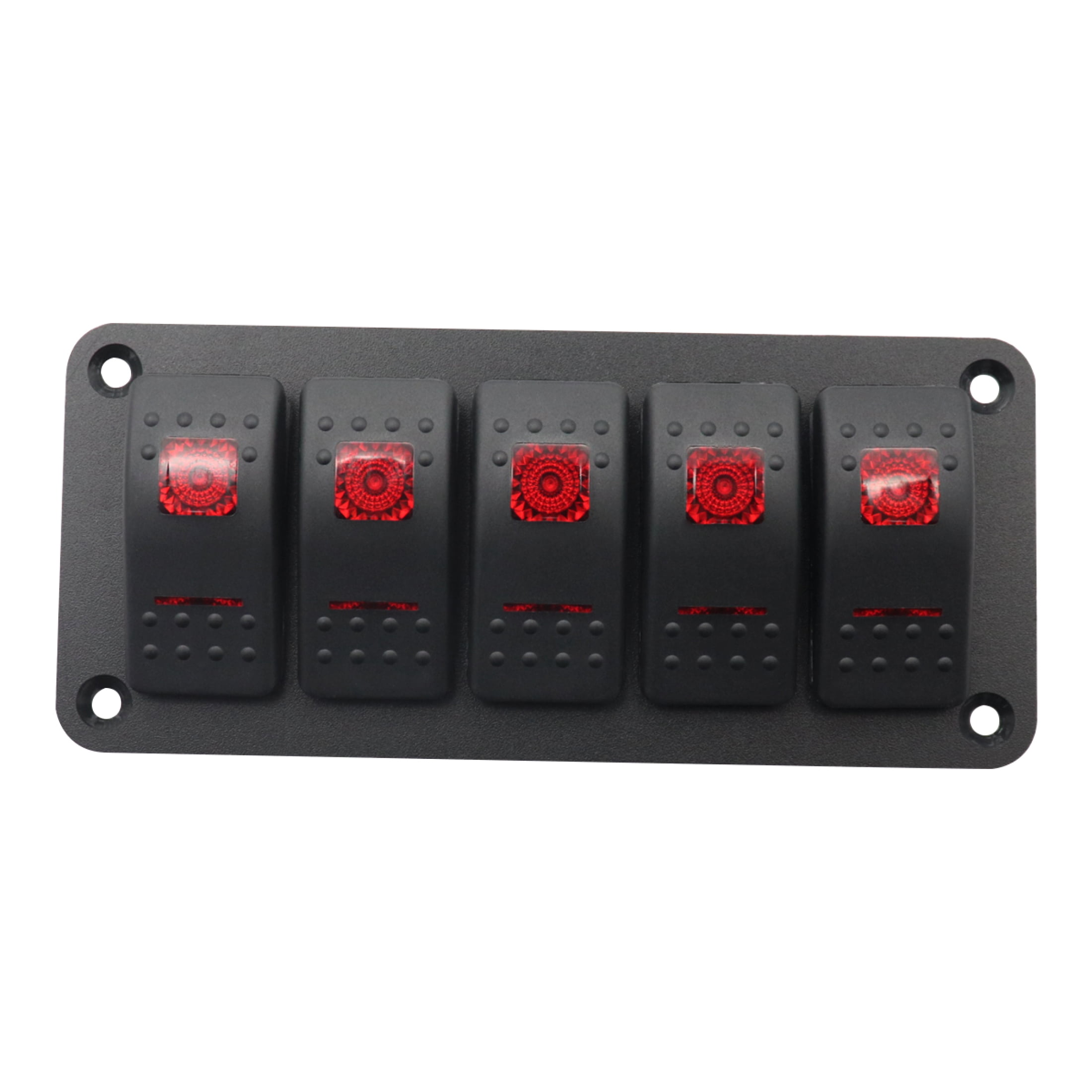 Buy Wholesale China Hot Sale 4 Gang Switch Panel Spst/on-off Double Light  Rocker Switch 12v 24v For Car Marine Utv & Switch at USD 14.7