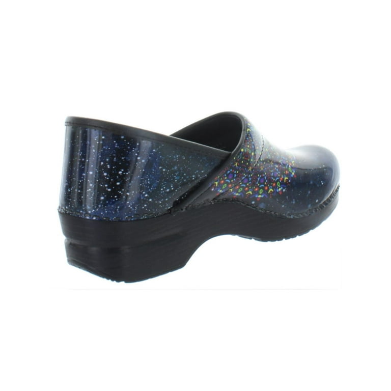 Dansko Womens Twin Pro Tranquility Patent Leather Clogs Black 40