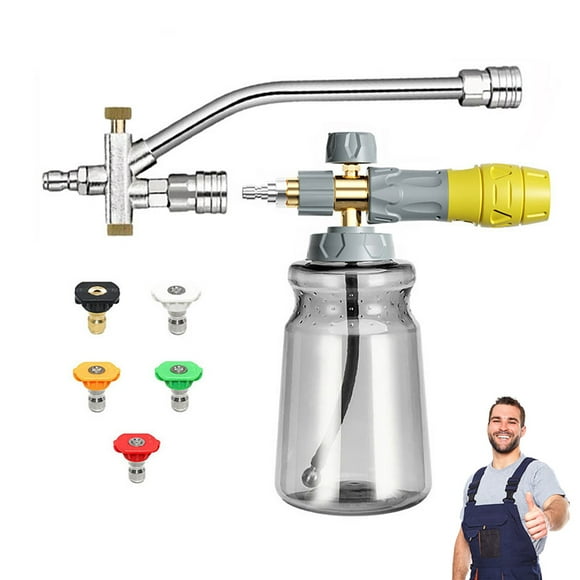 Head Foam Sprayer For Car Washing Pressure Sprayer Pressure Washer Nozzles Car Soap Cleaning Connector Accessories Men Snow Foam