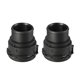 thumbnail image 1 of Conector de manguera de refrigerante del motor para Audi A8 Quattro 4.2L - Paquete de 2 Negro, 1 of 1