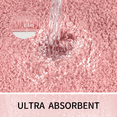 thumbnail image 4 of Wozola Sakura Pink Bathroom Rugs Mat, Soft Absorbent Microfiber Bath Rugs, Non Slip, Machine Washable Bath Mats for Bathroom Floor, Tub and Shower, Home Decor Accessories, 24" × 47", 4 of 7