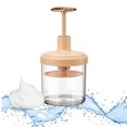 thumbnail image 1 of Limpiador profundo suave, rico en espuma para lavado de cara, limpiador de espuma y espuma de lavado, herramienta de limpieza facial (verde), 1 of 5
