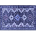 thumbnail image 1 of Ahgly Company Machine Washable Indoor Rectangle Persian Blue Traditional Area Rugs, 2' x 4', 1 of 4