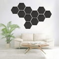 thumbnail image 5 of Hexagon Acoustic Panels Self- Soundproof Wall Tiles Polyester Fiber Noise Reduction Home Decoration, 5 of 7