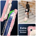 thumbnail image 4 of Rugged Case for Samsung Galaxy Tab A11+ Plus 11 Inch 2025 SM-X230 X235, Rotating Kickstand Heavy Duty Protective PC TPU Hybrid Bumper Cover with Pen Holder for Galaxy Tab A11+ 11",Rosegold, 4 of 8